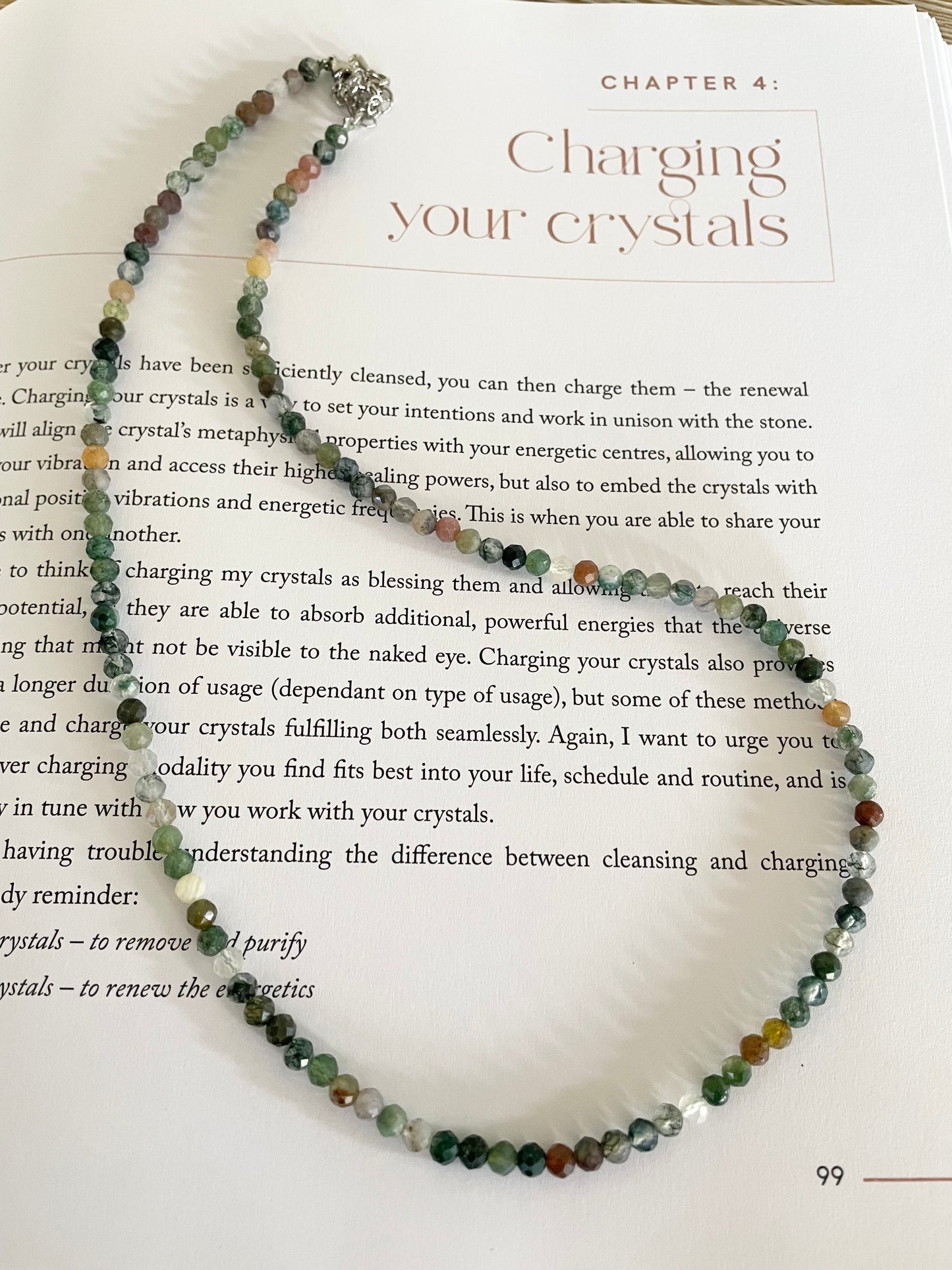 Indian Agate - Faceted Necklace