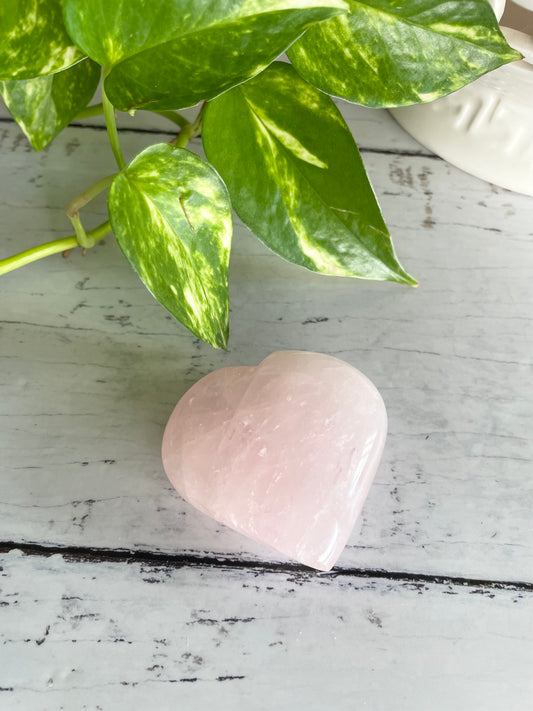 Rose Quartz Heart