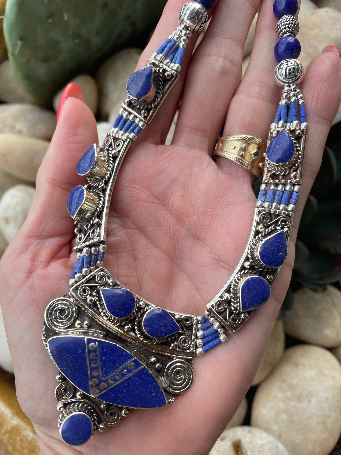 Nepalese Lapis Lazuli Necklace