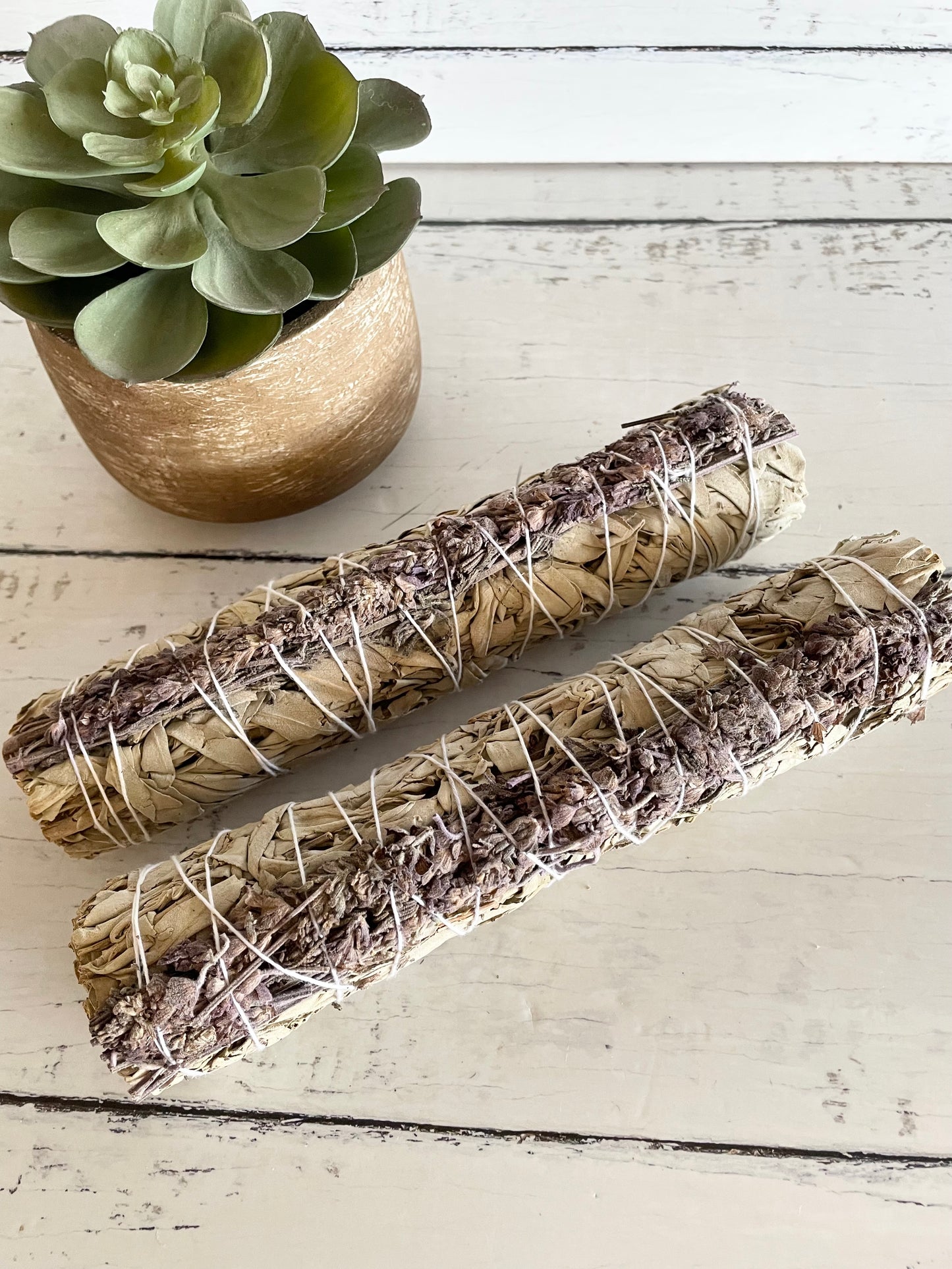 Authentic Grandfather Sage with Lavender stalks