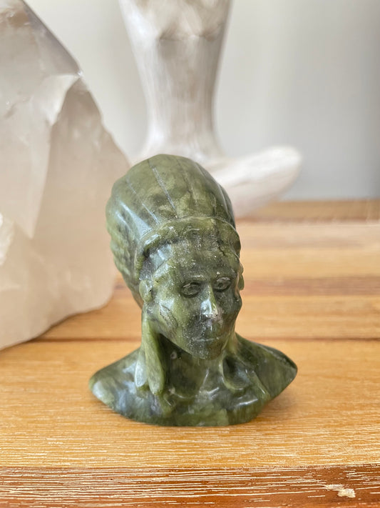 Jade Native American Chief ~ 7