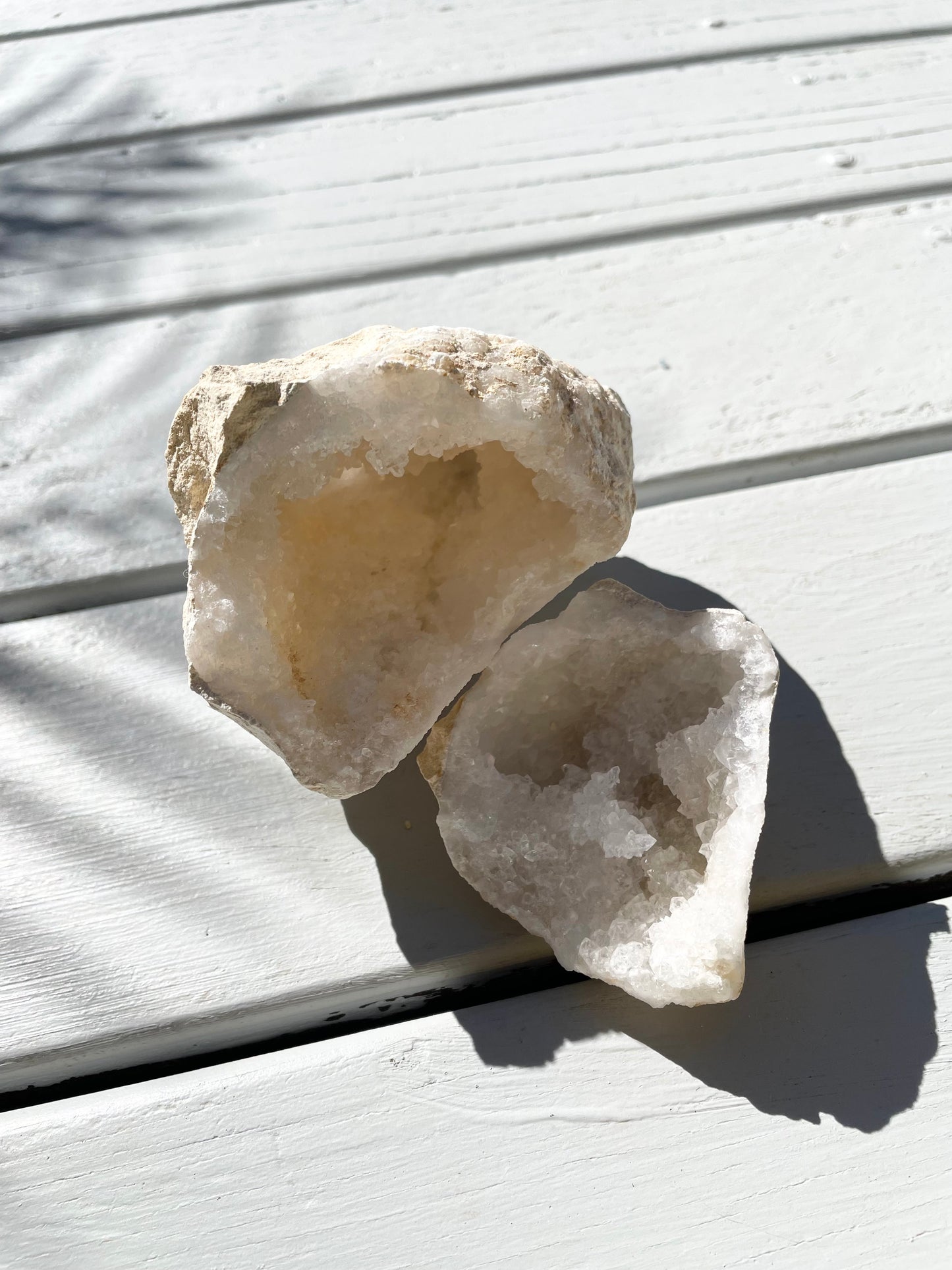 Moroccan Quartz Geode Pair