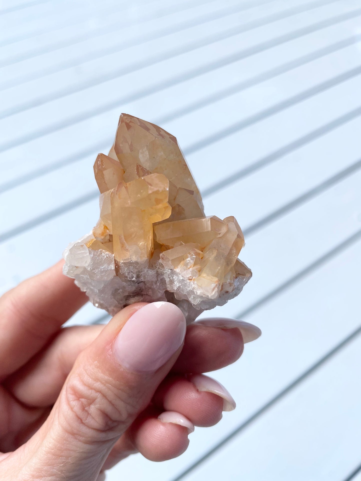 Tangerine Quartz Cluster