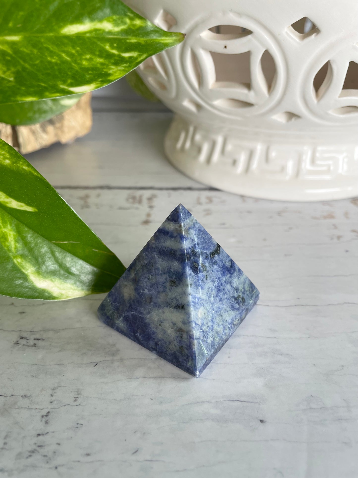 Sodalite Pyramid