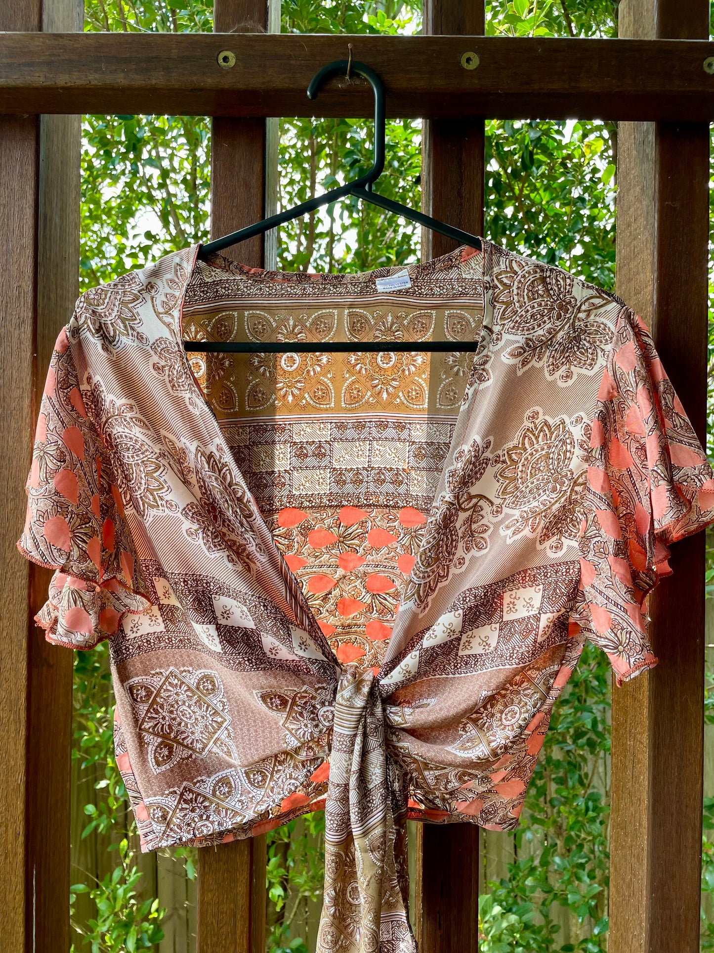 Upcycled Sari Top