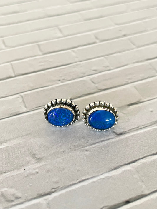 Australian Opal Studs