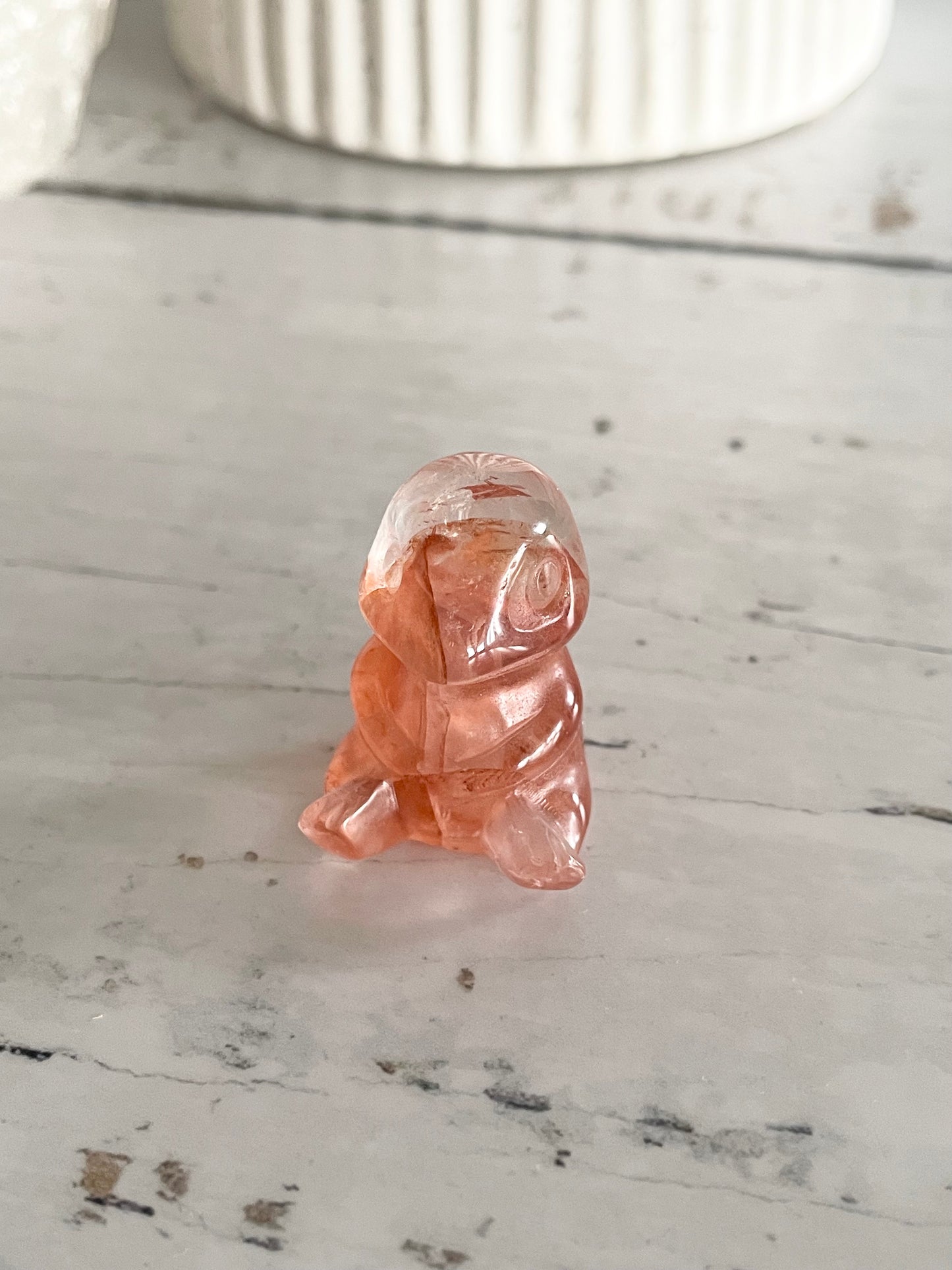 Fire Quartz Dinosaur
