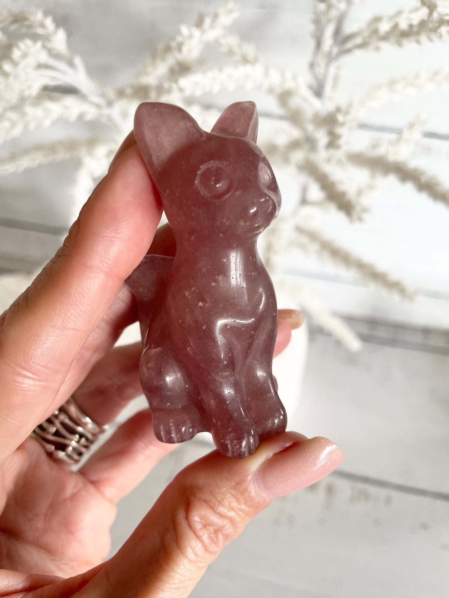 Cat - Strawberry Quartz