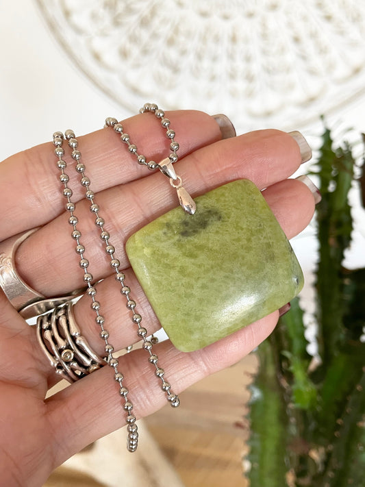 Sweetgrass Studio ~ Jade Pendant