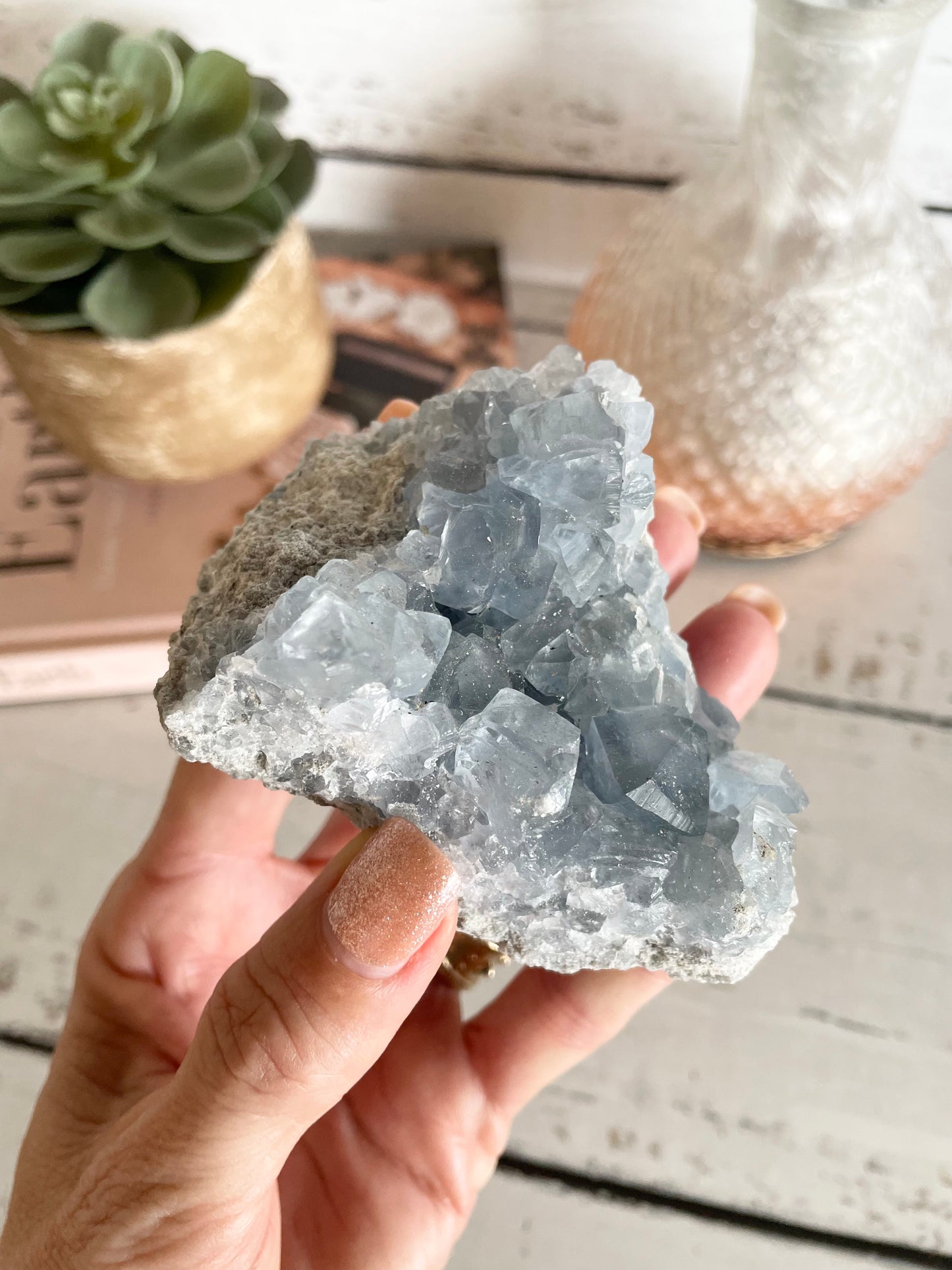Celestite Cluster