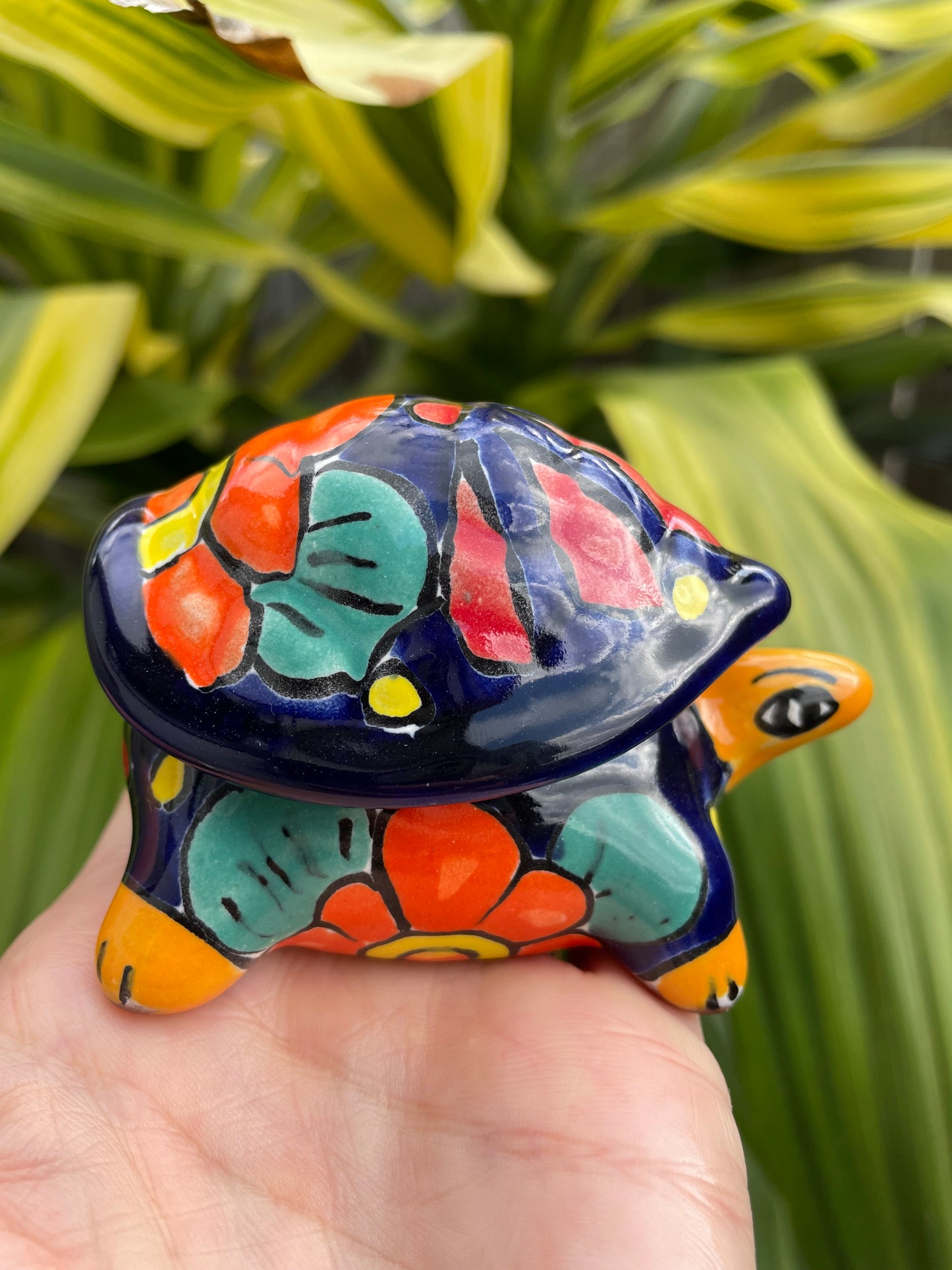 Mexican Talavera Turtle