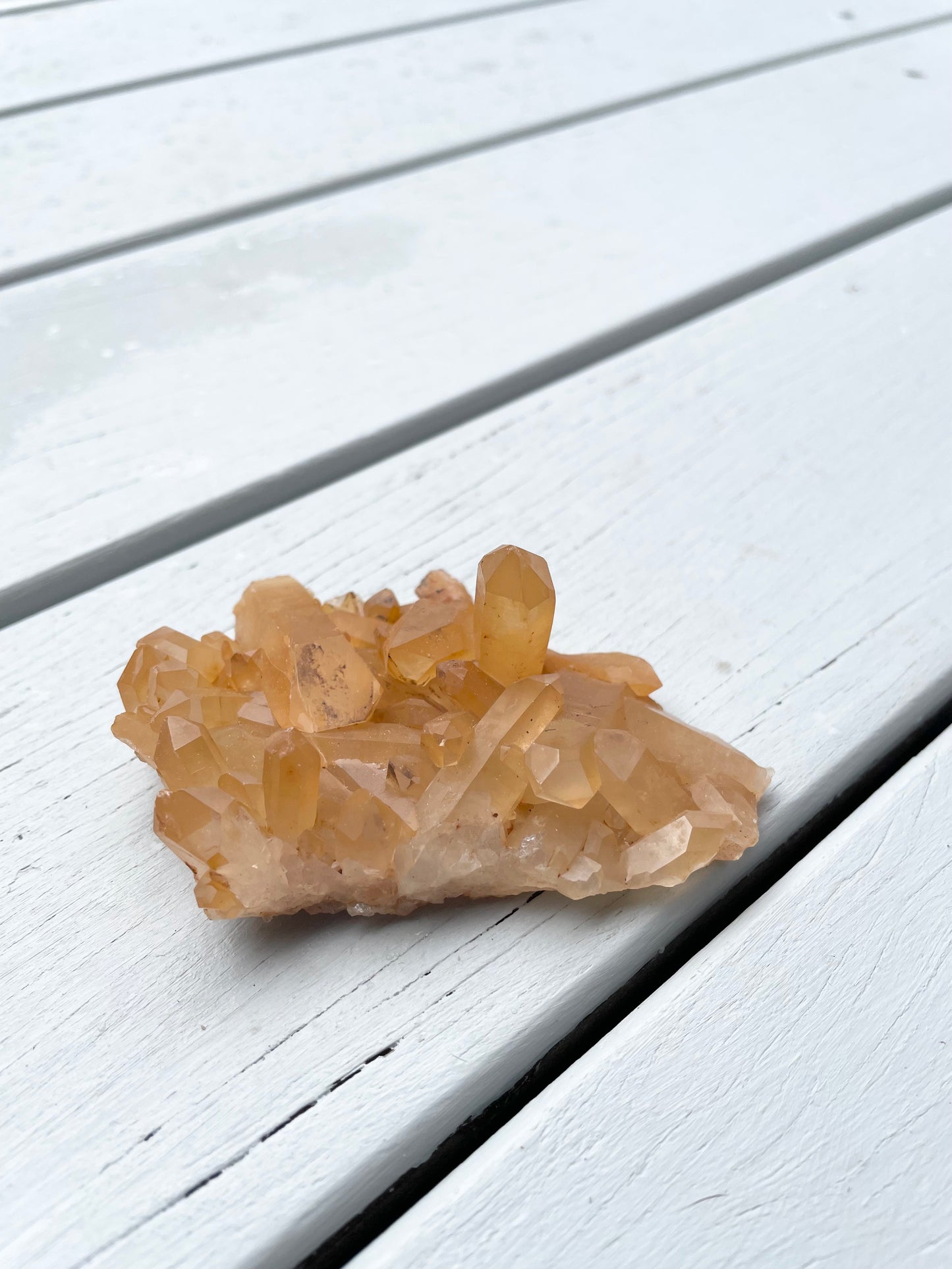 Tangerine Quartz Cluster