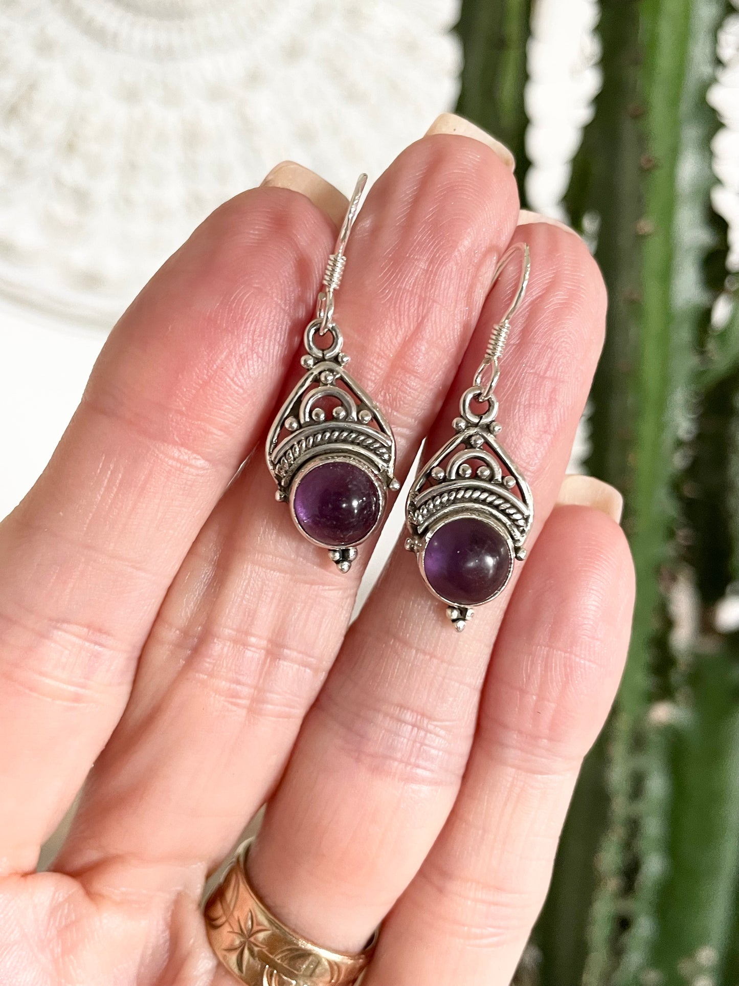Amethyst Dangles