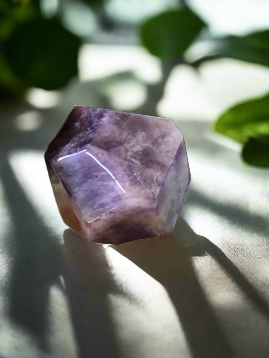 Chevron Amethyst Polished Freeform