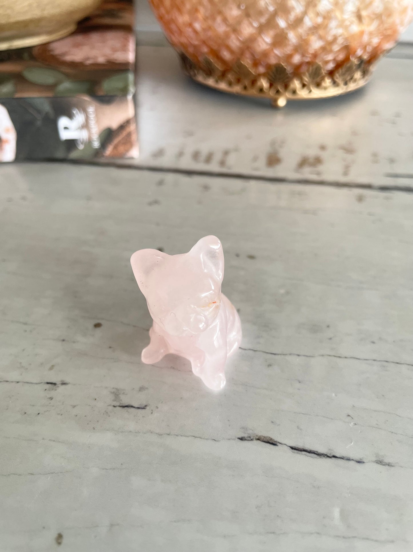 Rose Quartz French Bulldog