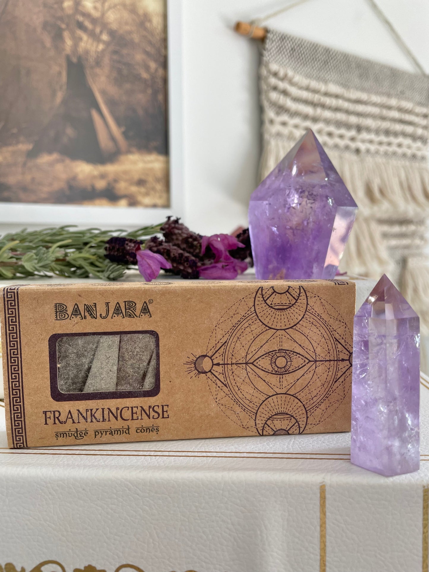 Incense Banjara Pyramid Cones ~ Frankincense