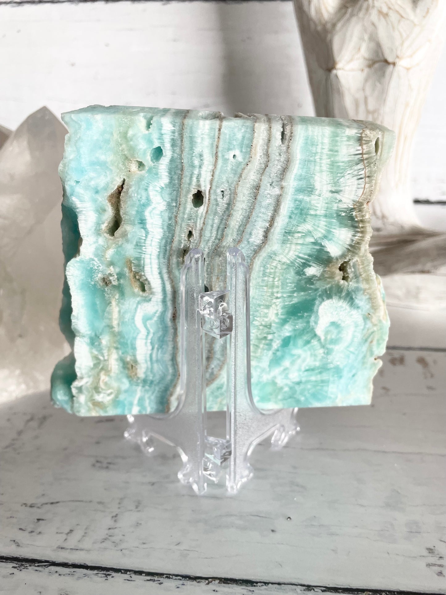 Hemimorphite Slab