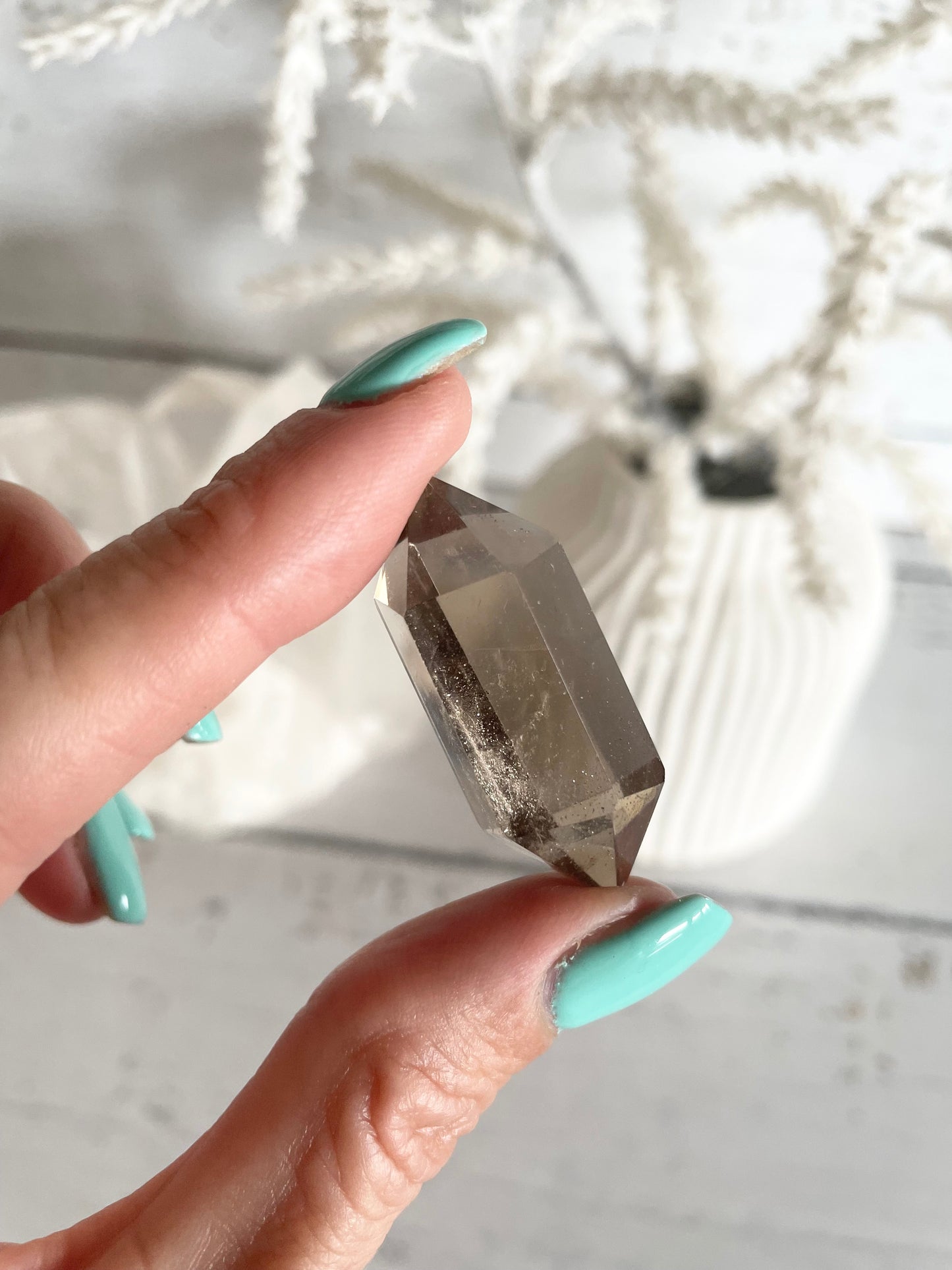 Smoky Quartz Double Termination Point