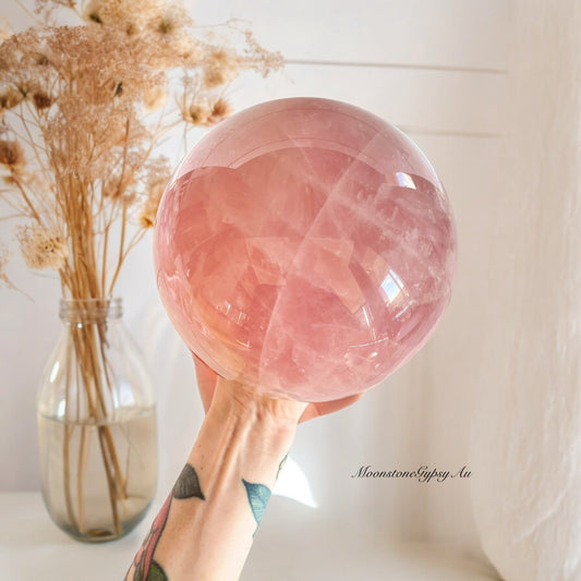 Rose Quartz Sphere ~ 5kgs