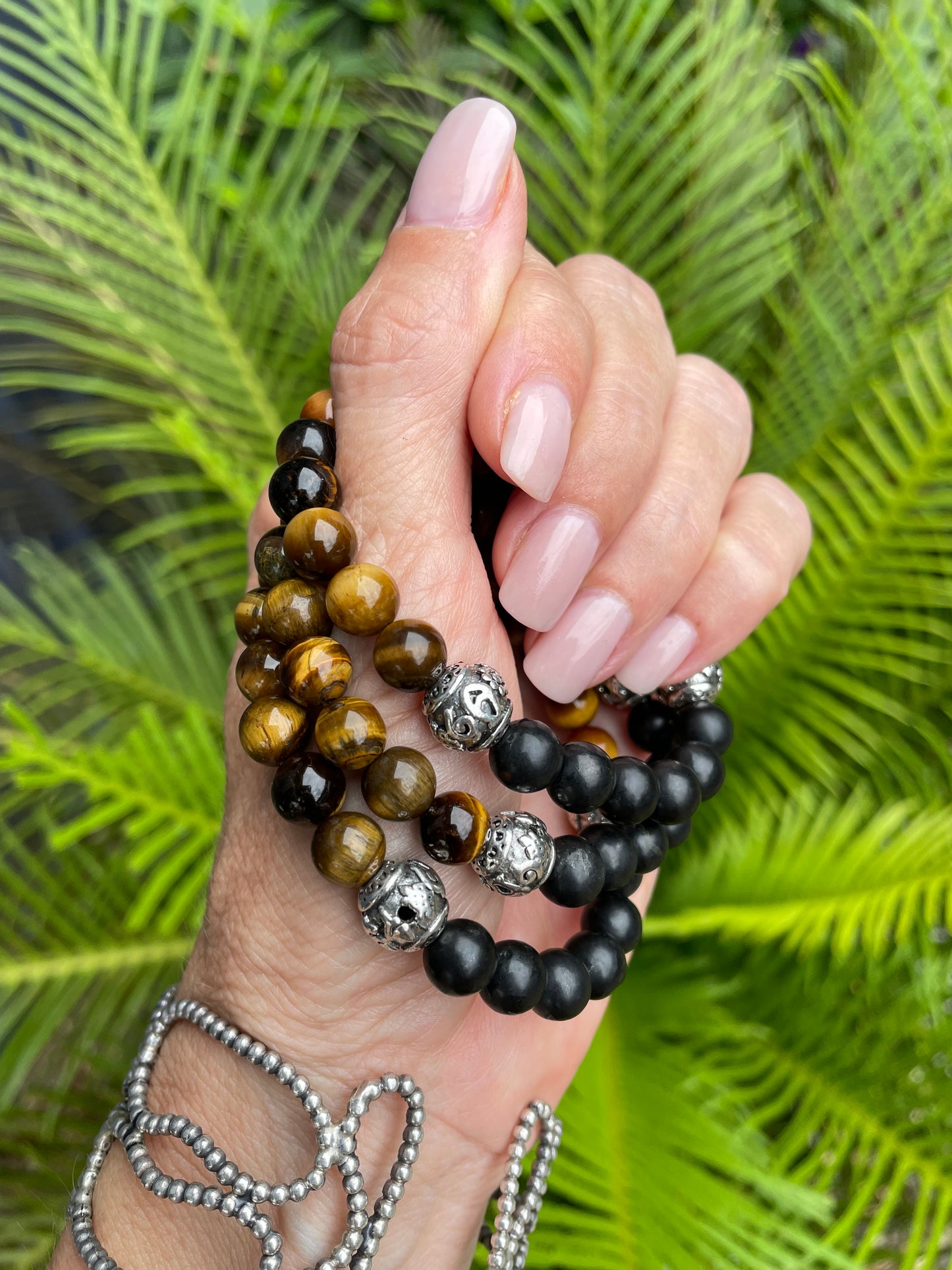 Shungite & Tigers Eye Healing Bracelet ~ POWER