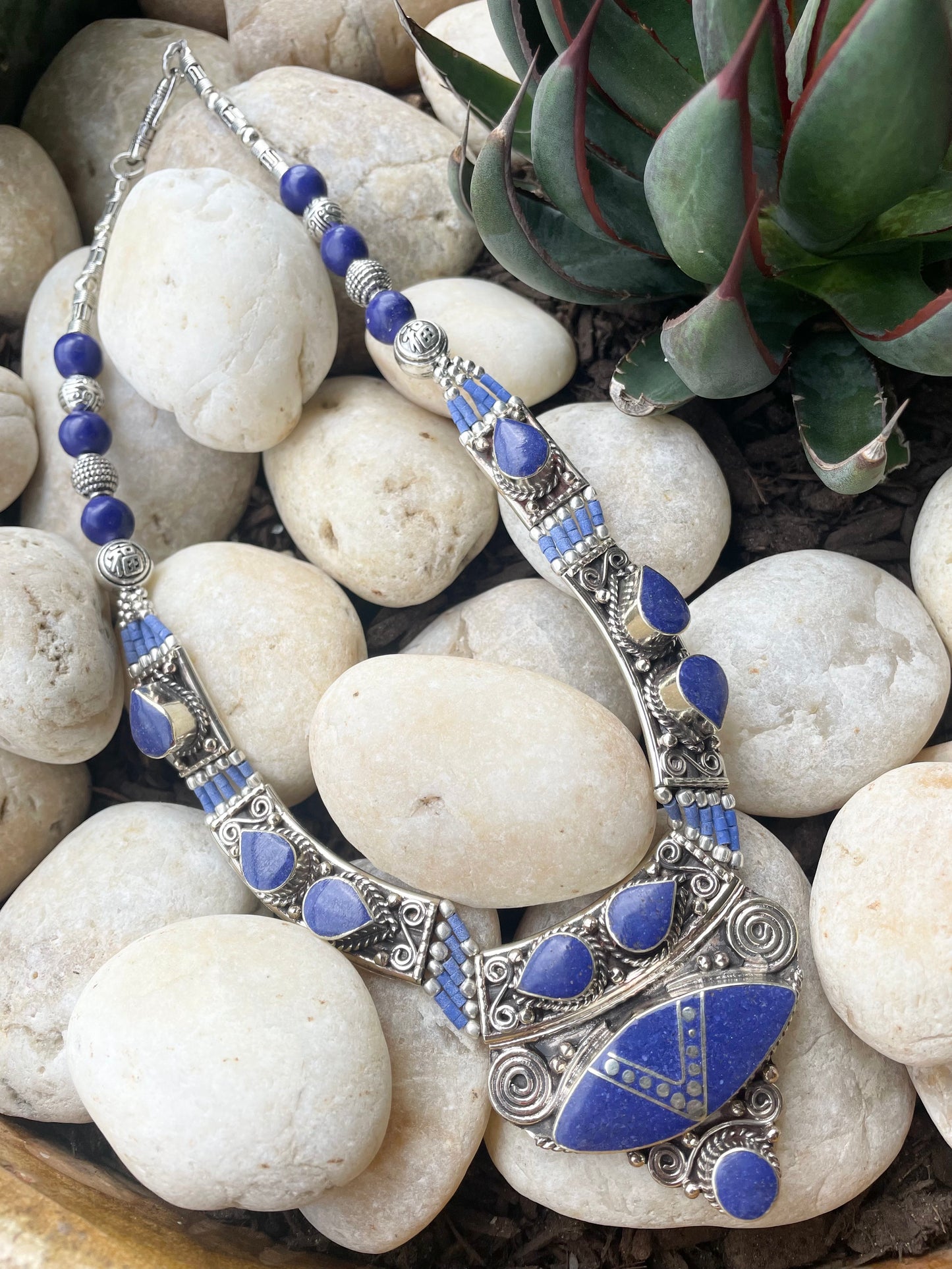 Nepalese Lapis Lazuli Necklace