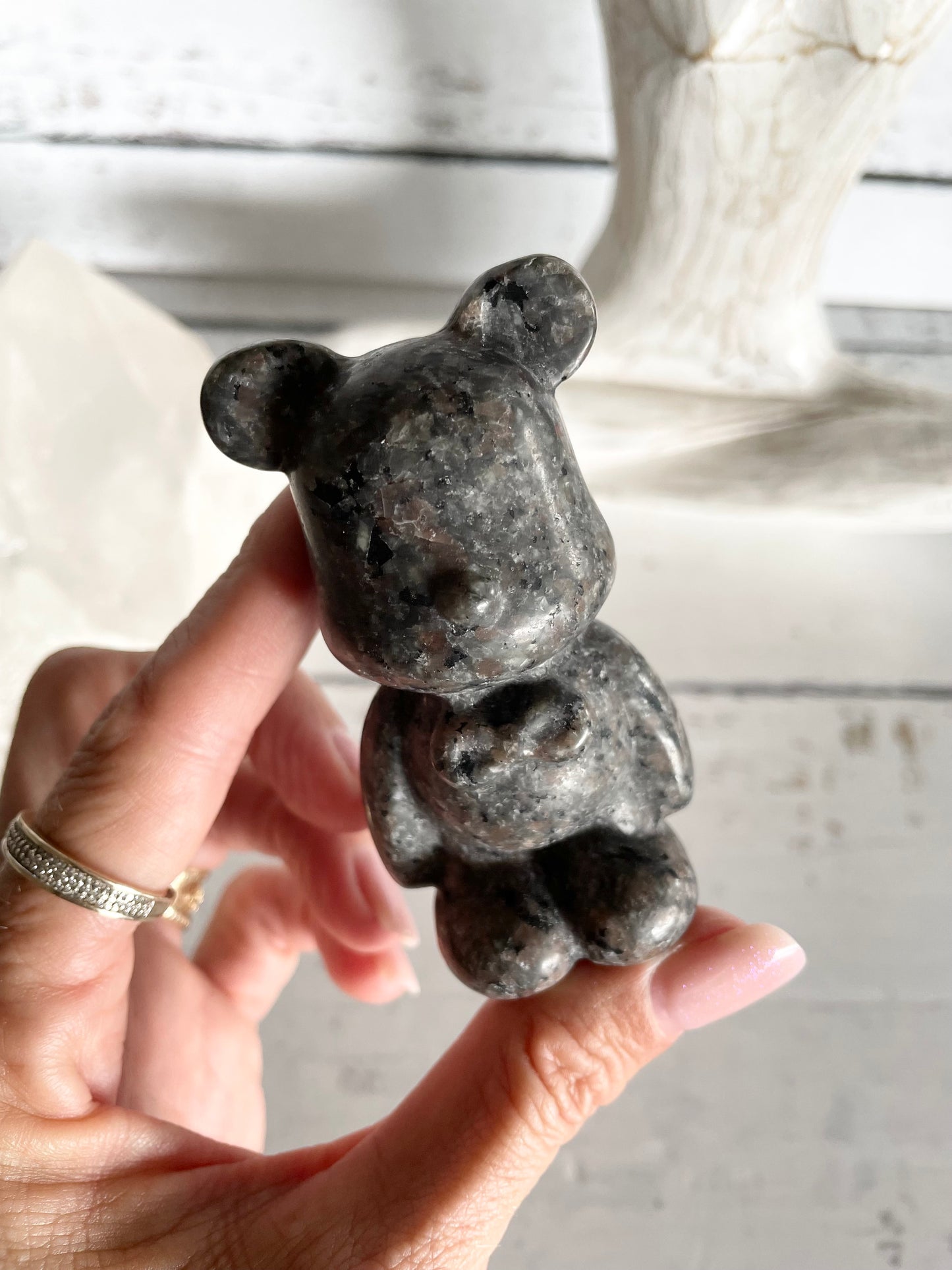Bear ~ Mixed Moonstone