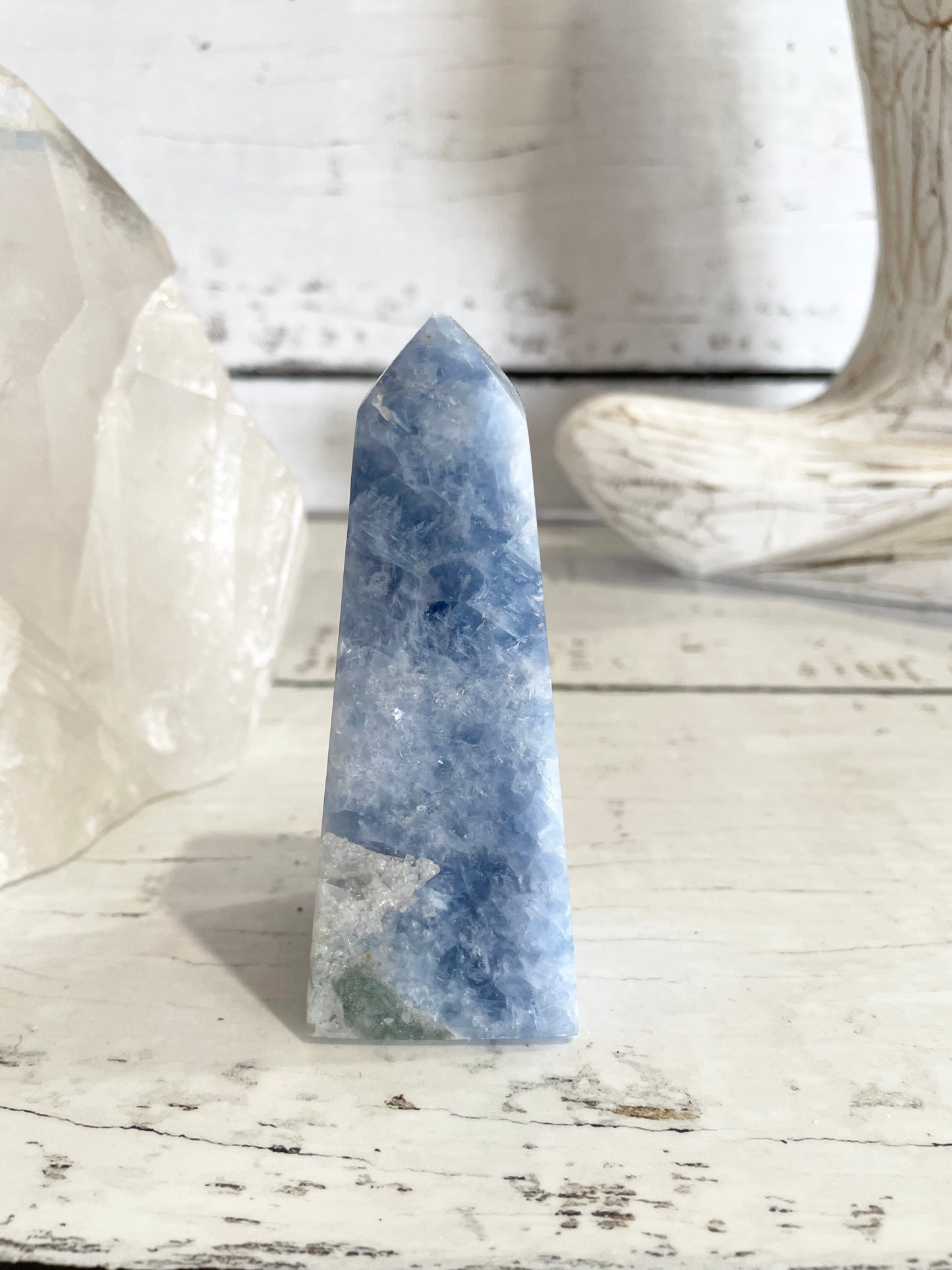 Blue Calcite Obelisk