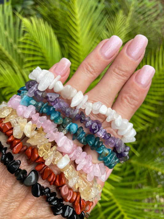 Chakras Align ~ Set of 7 stacker bracelets