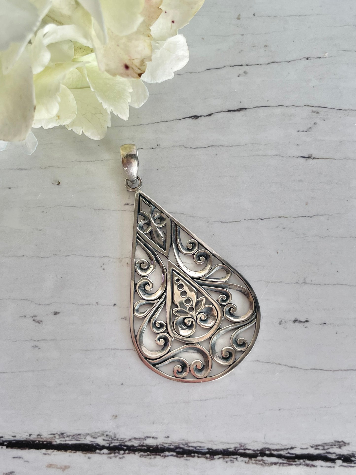 Bohemian Silver Pendant