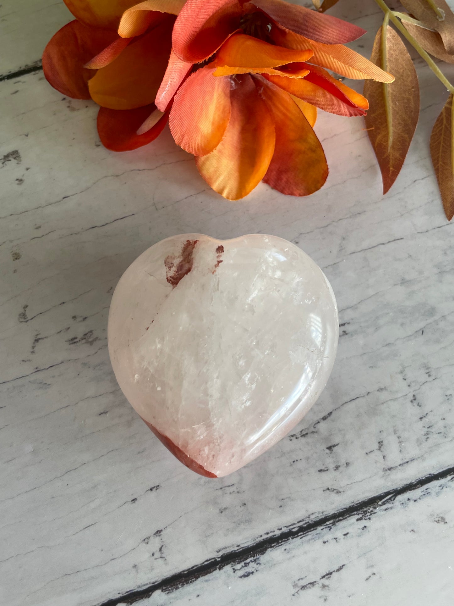 Fire Quartz Heart