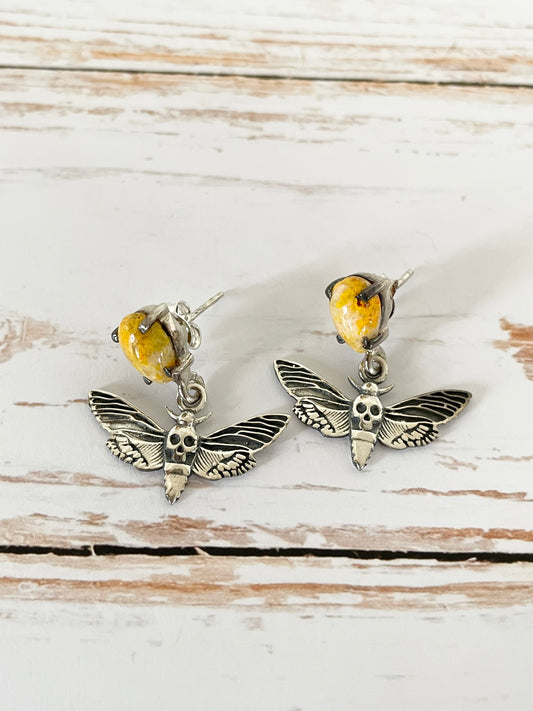 Bumble Bee Jasper Studs