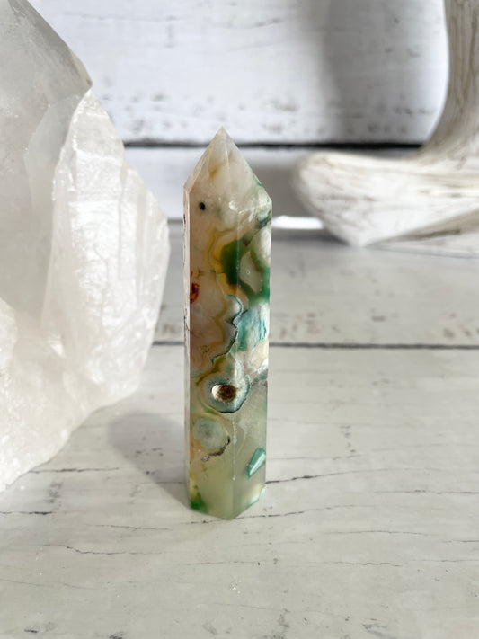 Green Flower Agate Generator
