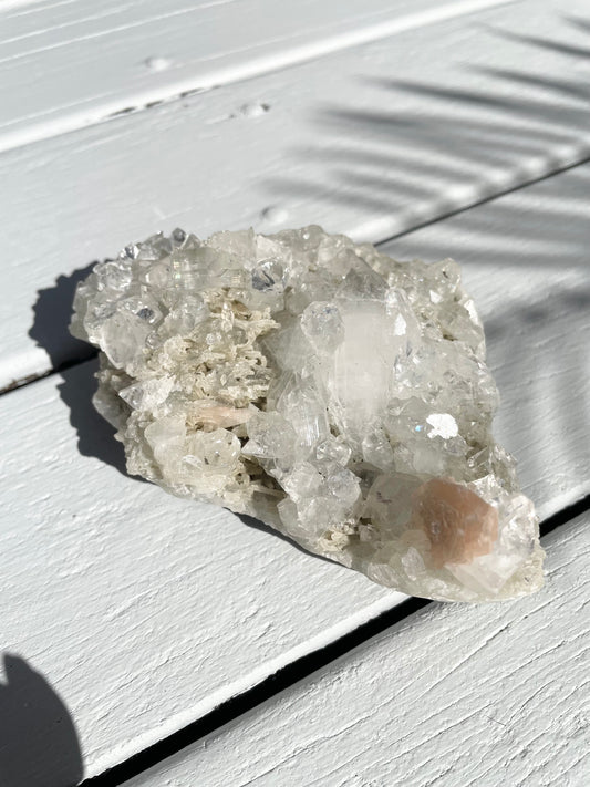 Apopyhllite Stilbite Cluster