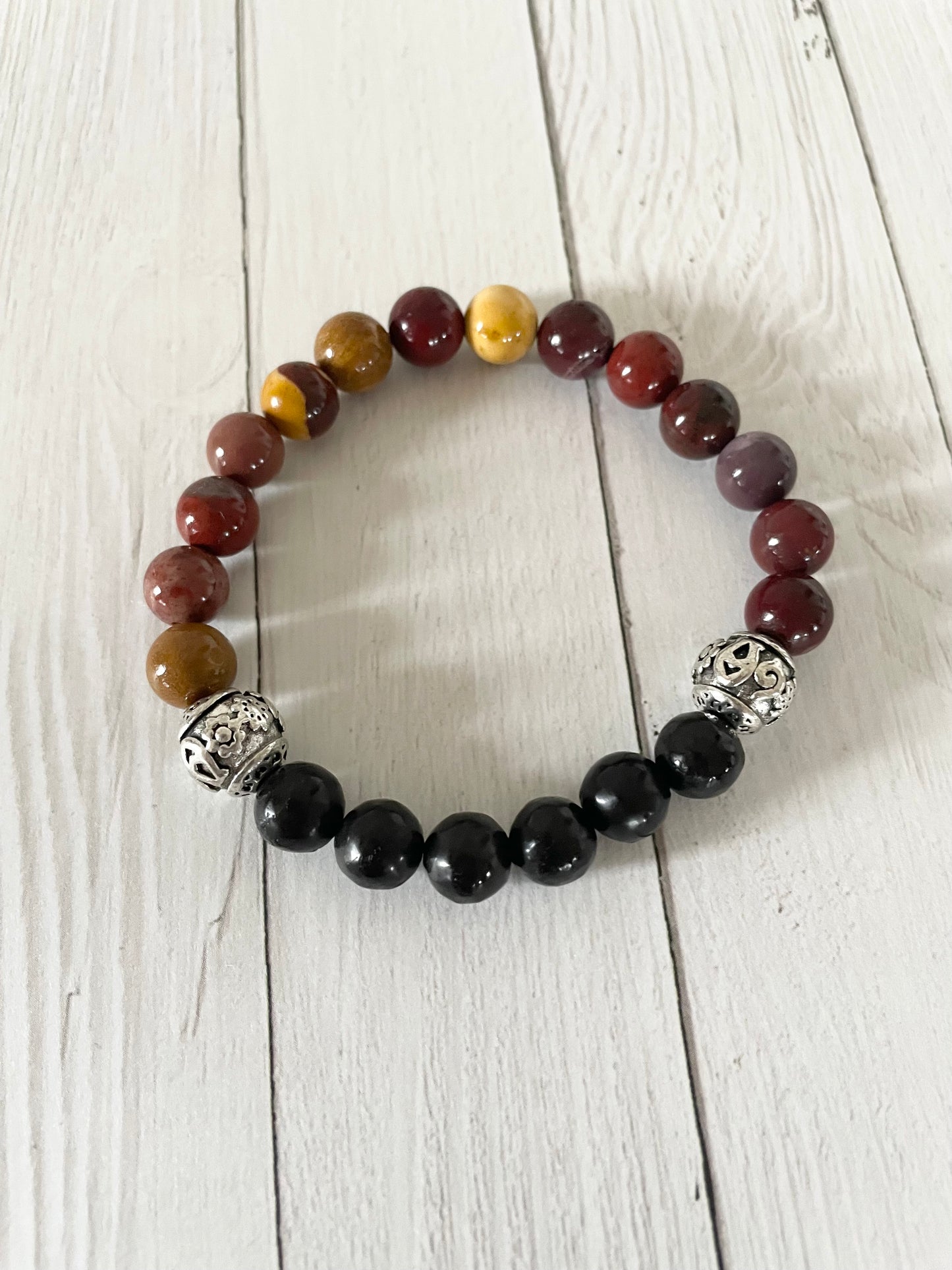 Shungite/Mookaite Healing Bracelet