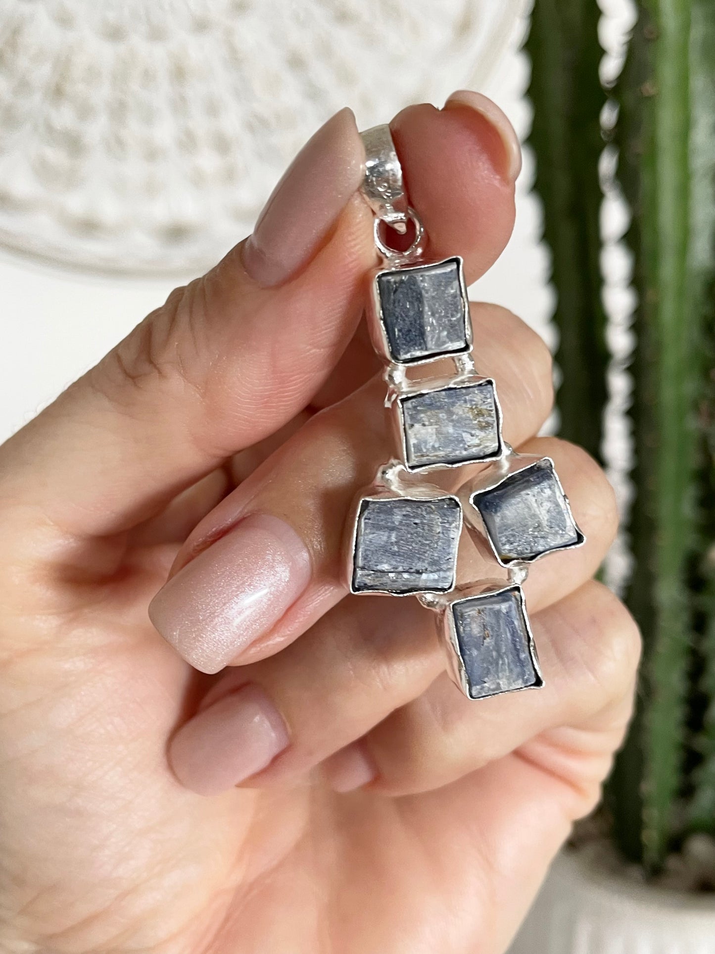 Raw Kyanite Pendant