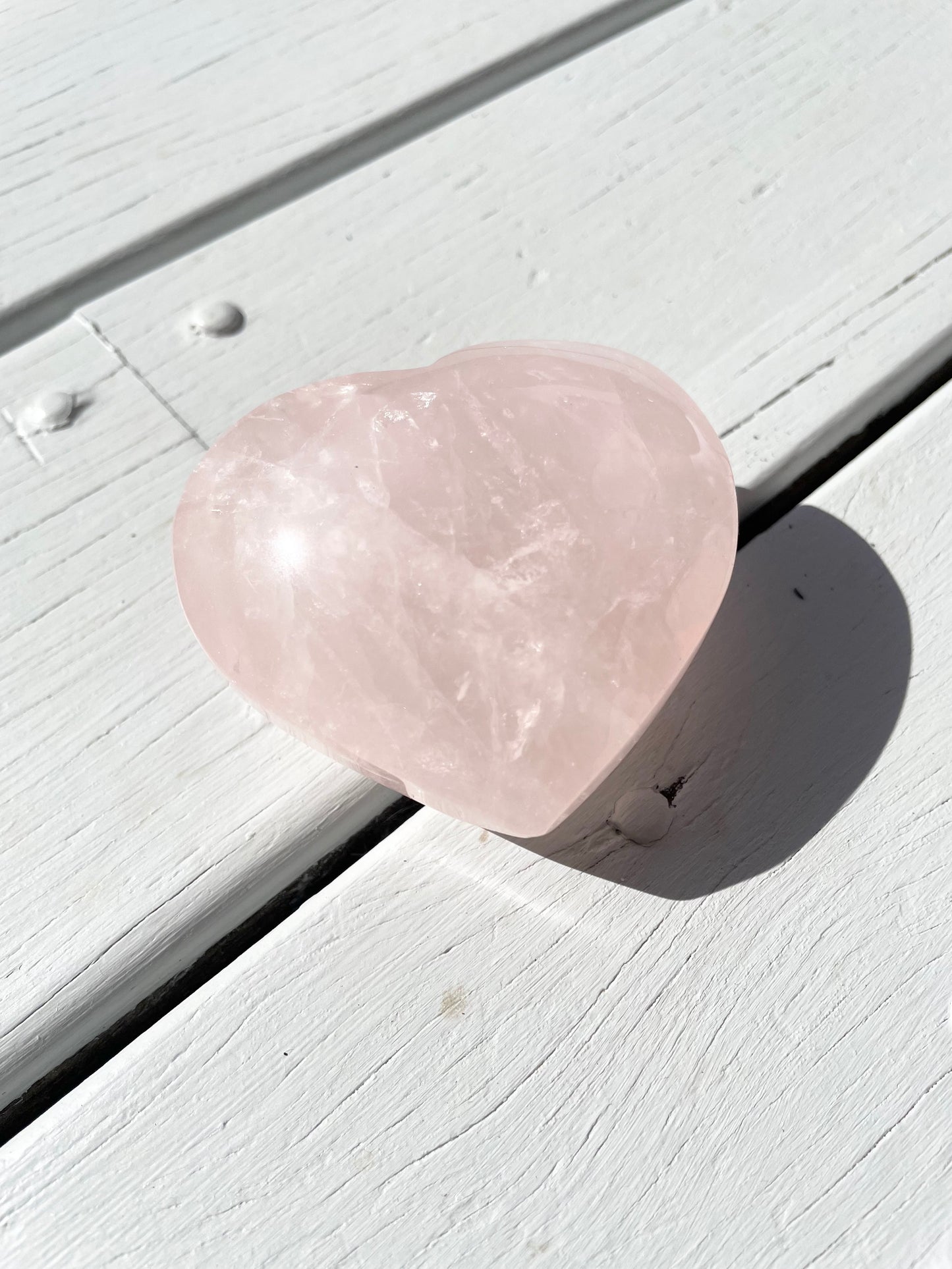 Rose Quartz Heart