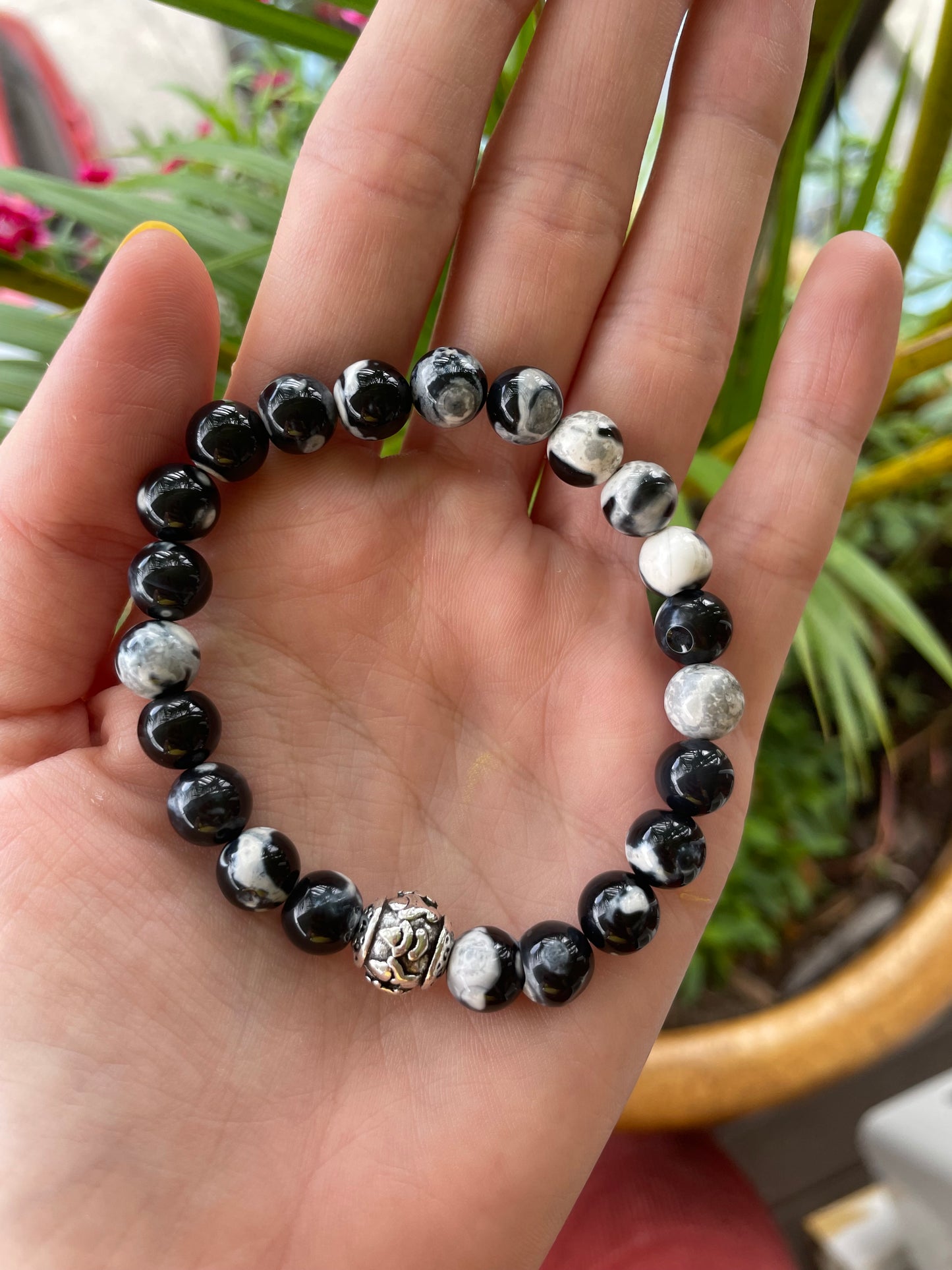 Orca Agate Healing Bracelet ~