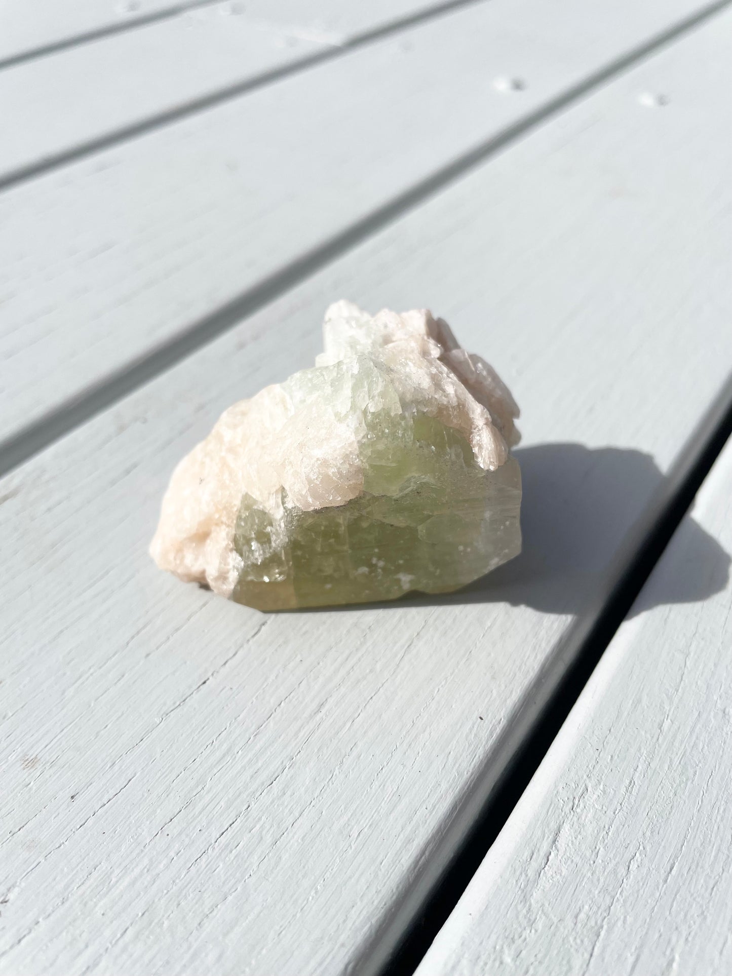 Green Apopyhllite Stilbite Cluster