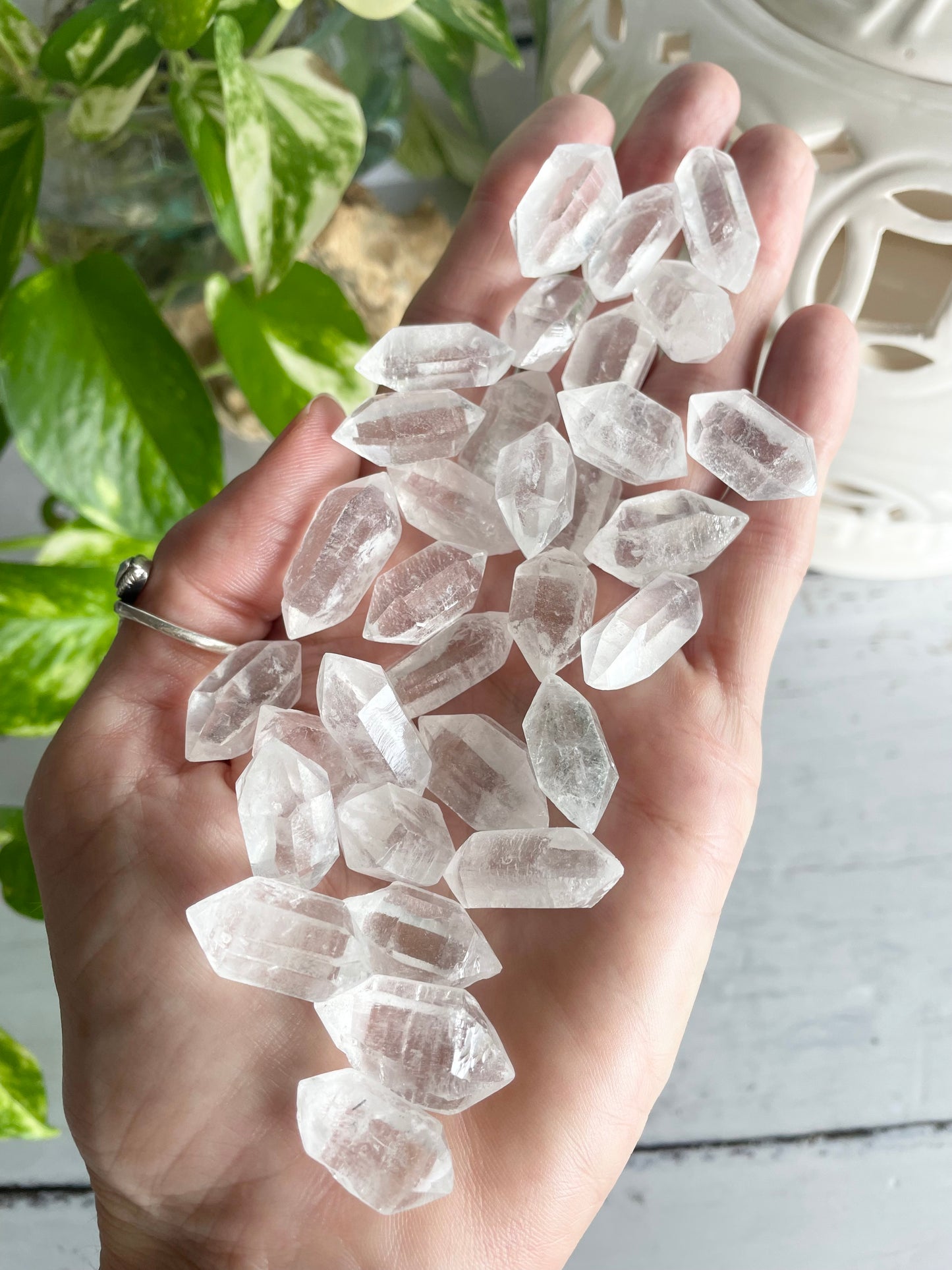 Intuitively Chosen ~Clear Quartz double point