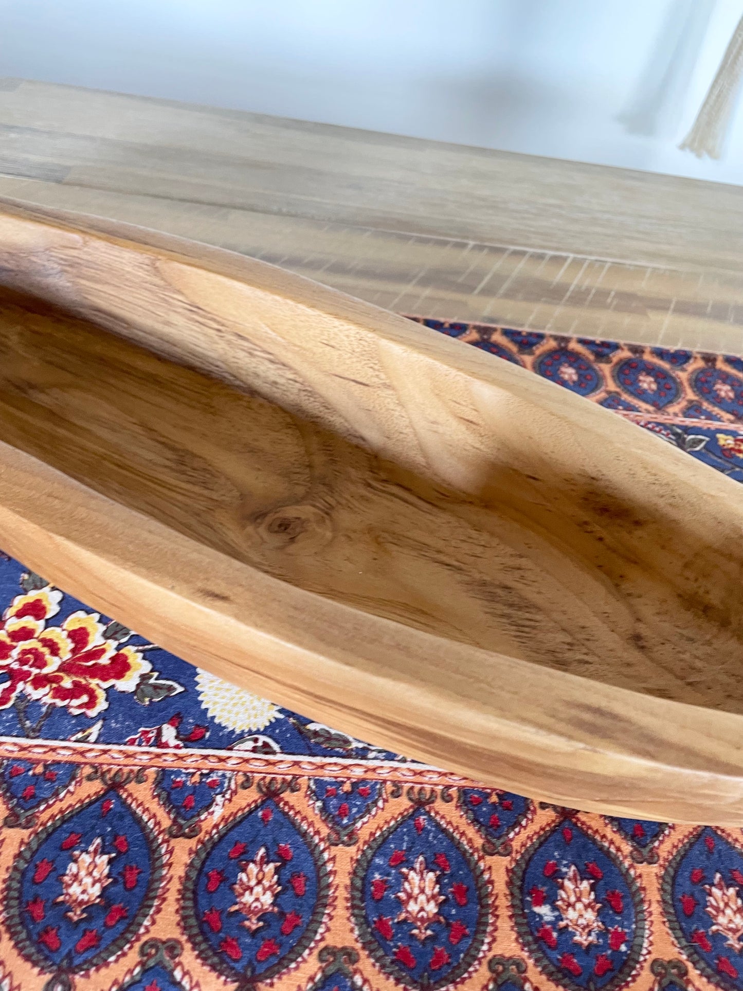 Mango Wood ~ Canoe Dish