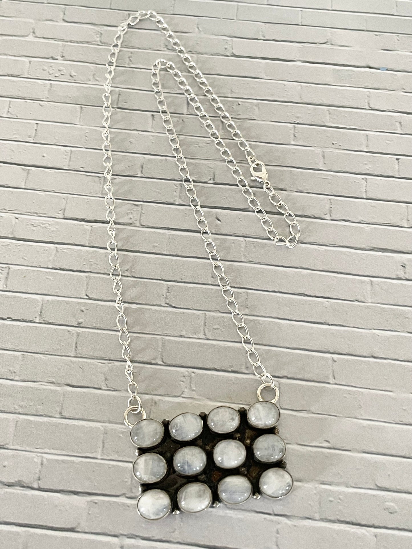 Rainbow Moonstone Necklace