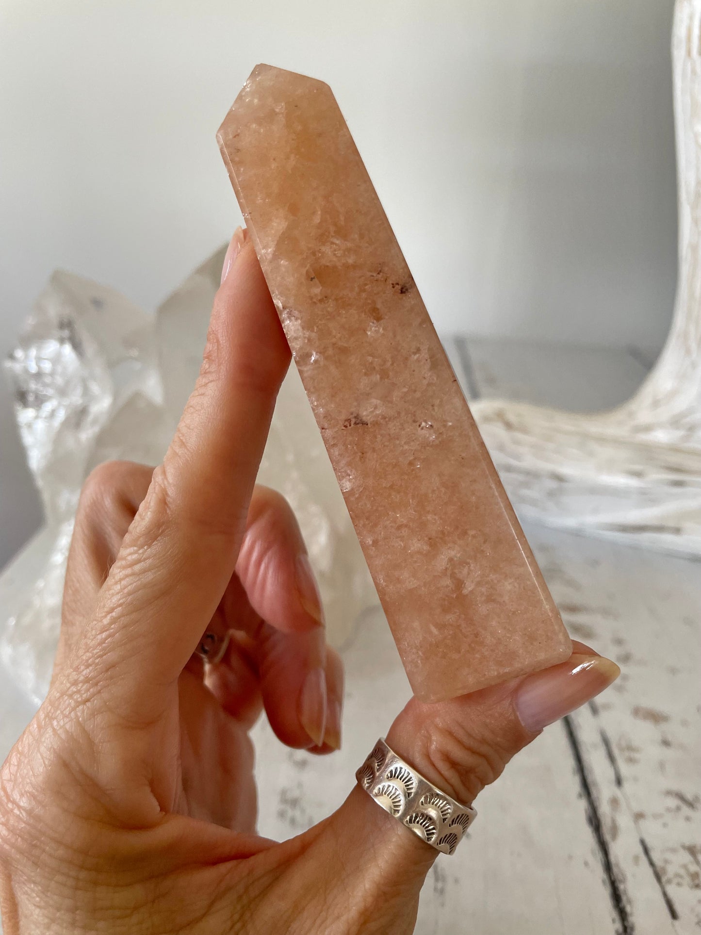 Peach Aventurine Obelisk