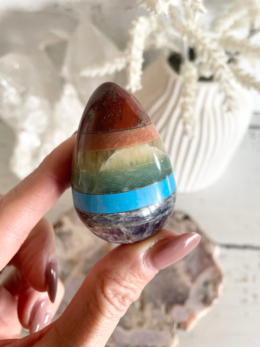 Chakra Bonded Egg with holder