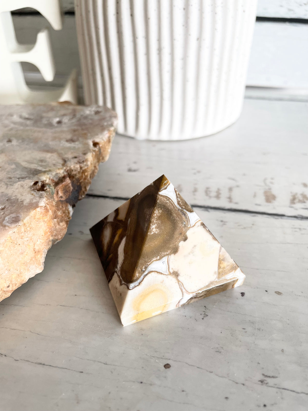 Spotted Agate Pyramid