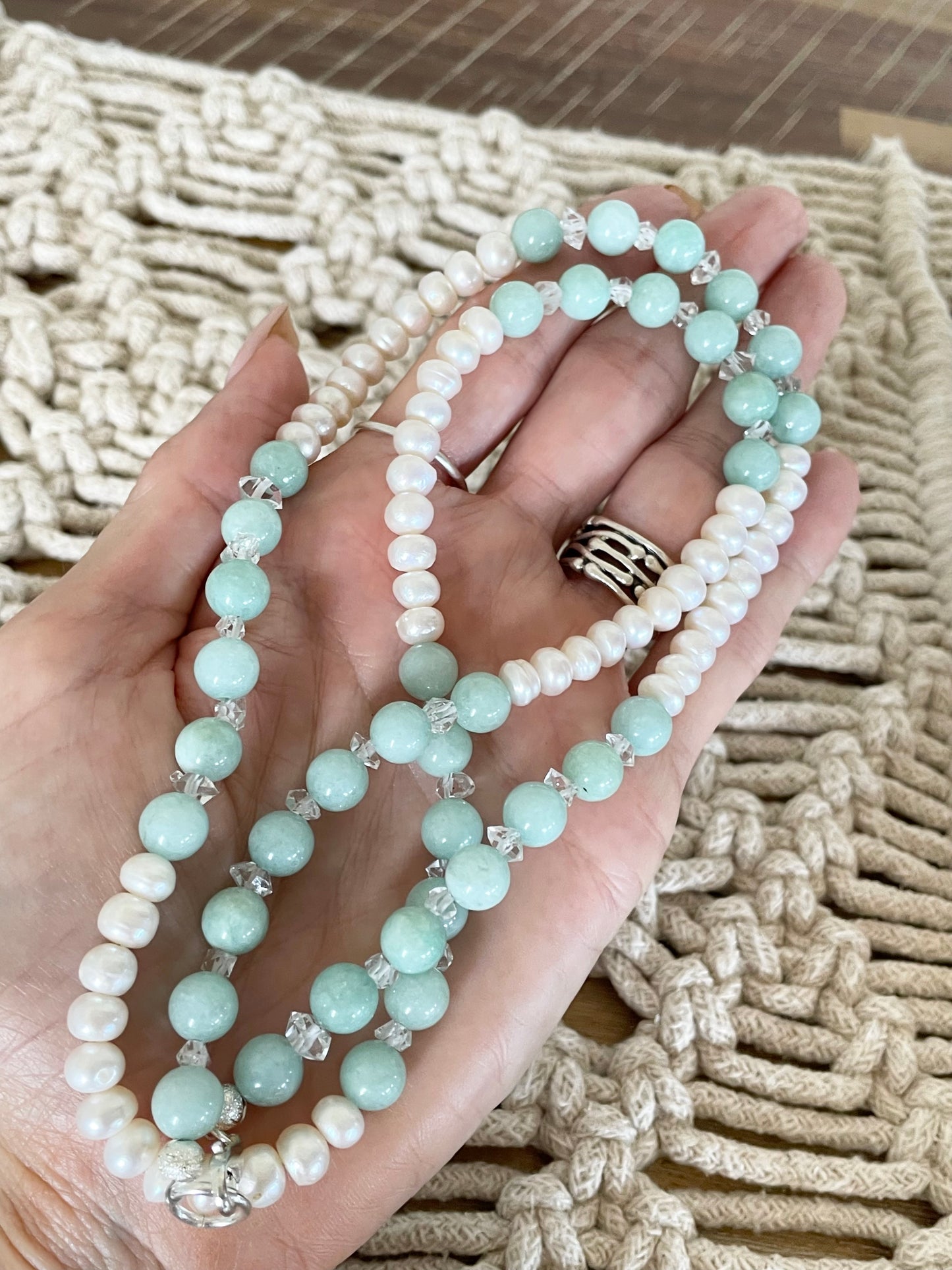 Mermaid Necklace - Aqua