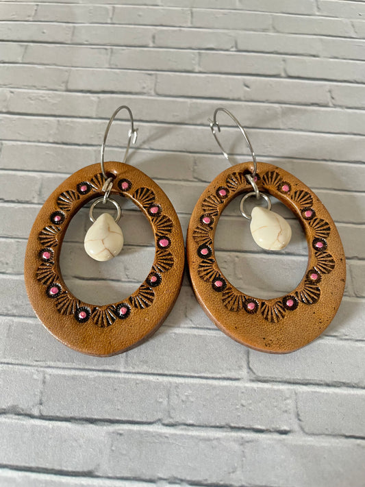 Artisan Leather Earrings