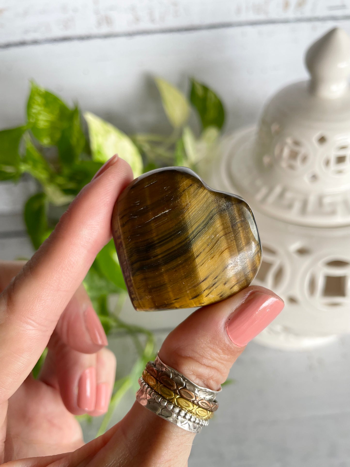 Tigers Eye Heart