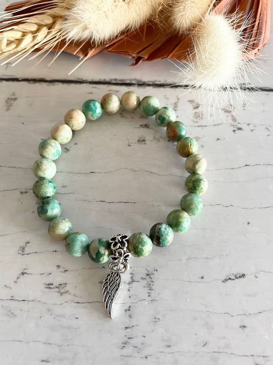 Peruvian Turquoise Healing Bracelet ~ Indigenous