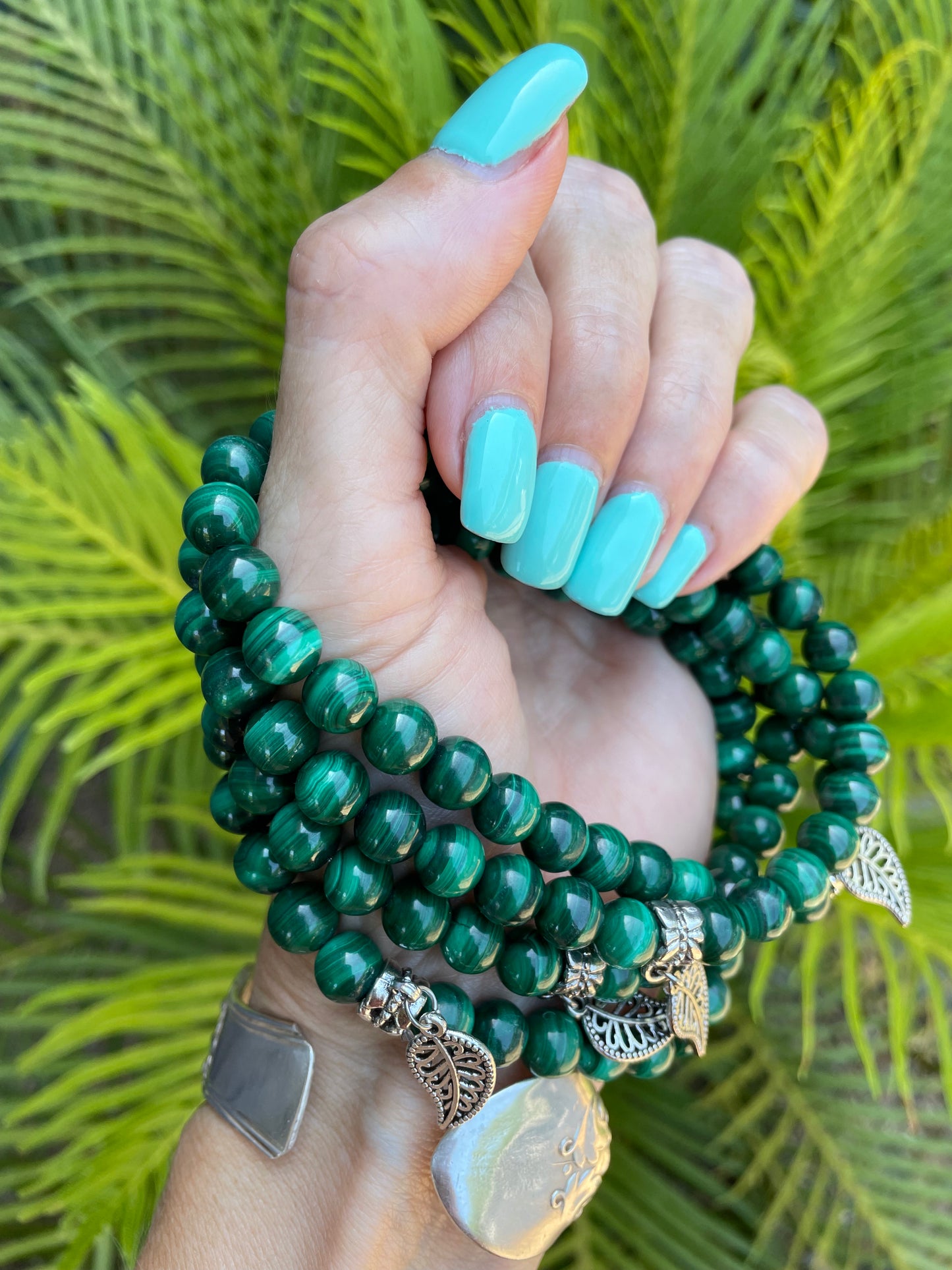 Malachite Anklet - Talisman