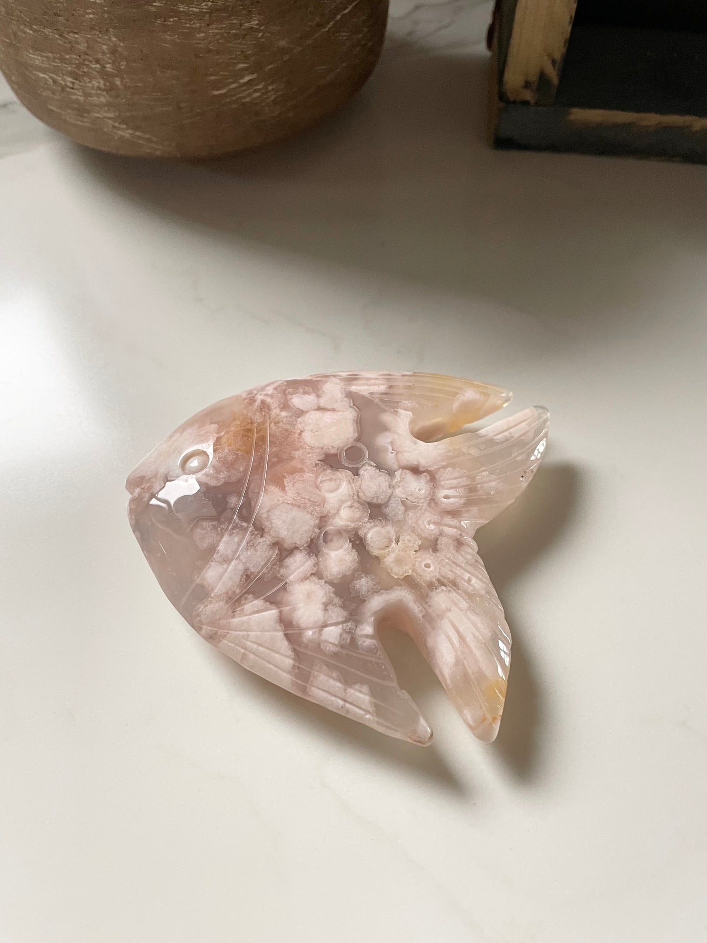 Flower Agate Angel Fish